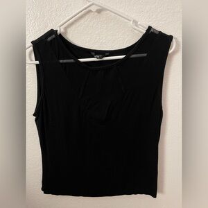 SHEIN Classic Black Sleeveless Blouse